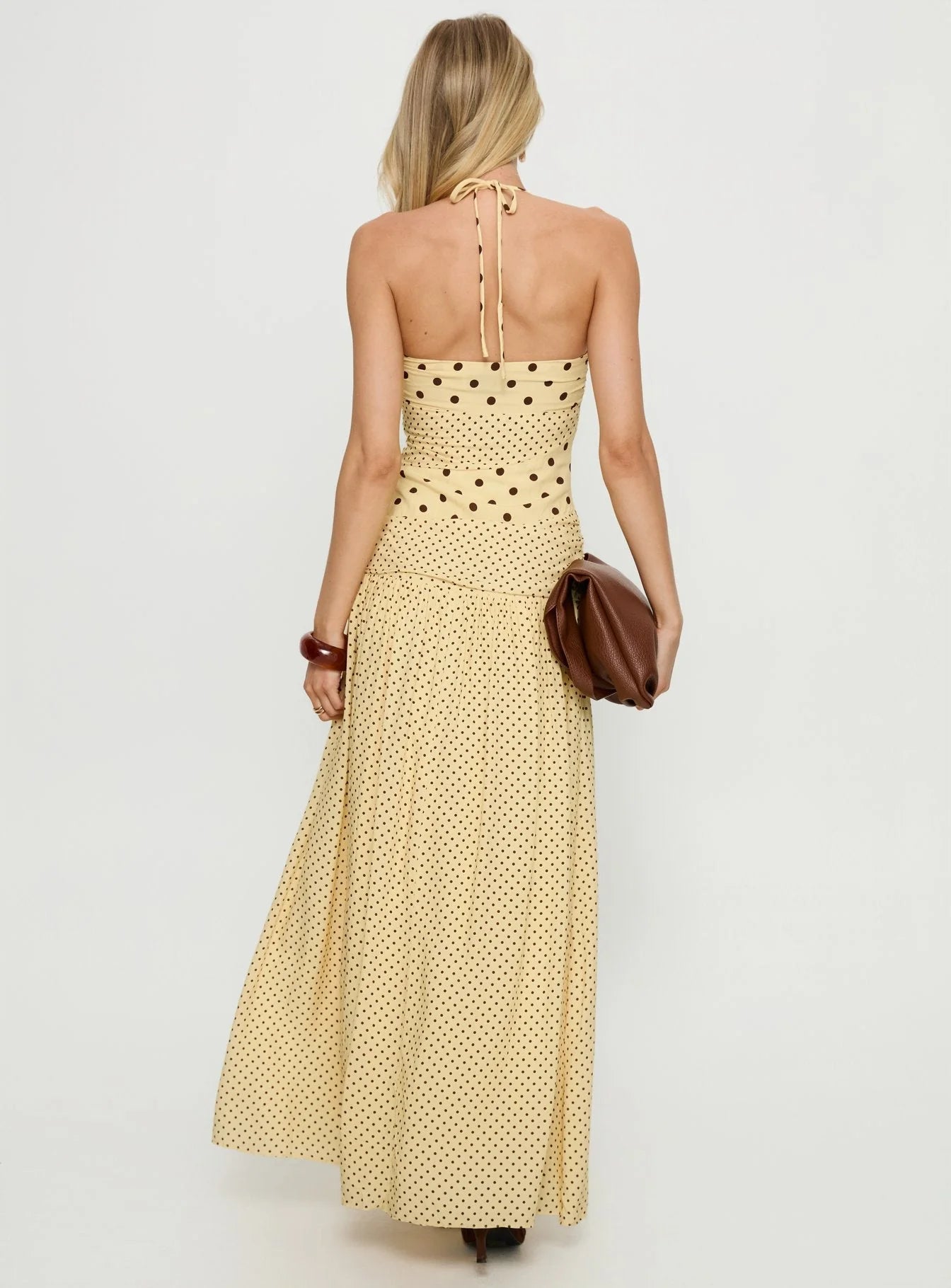 Marguerite Halter Maxi Dress