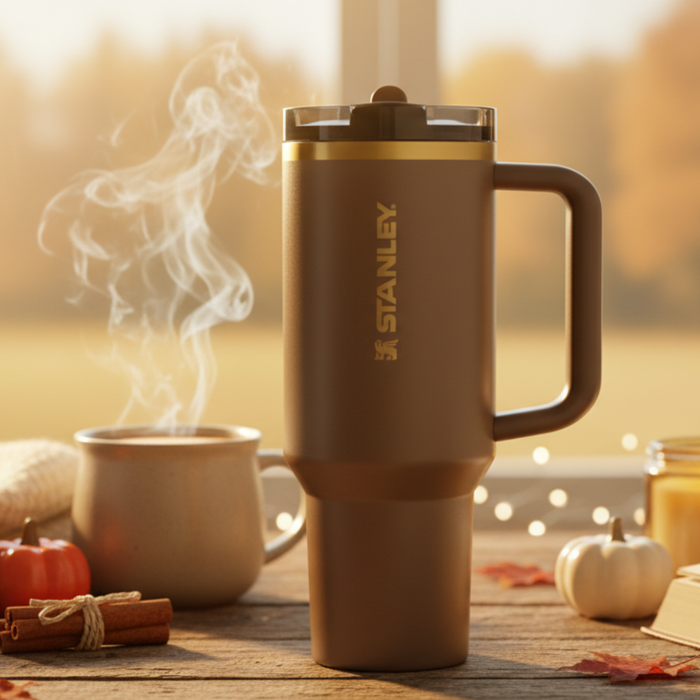 Espresso Gold 40 oz Tumbler