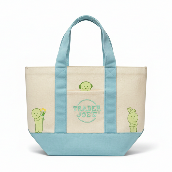Smiski X Trader Joe's Tote Bags