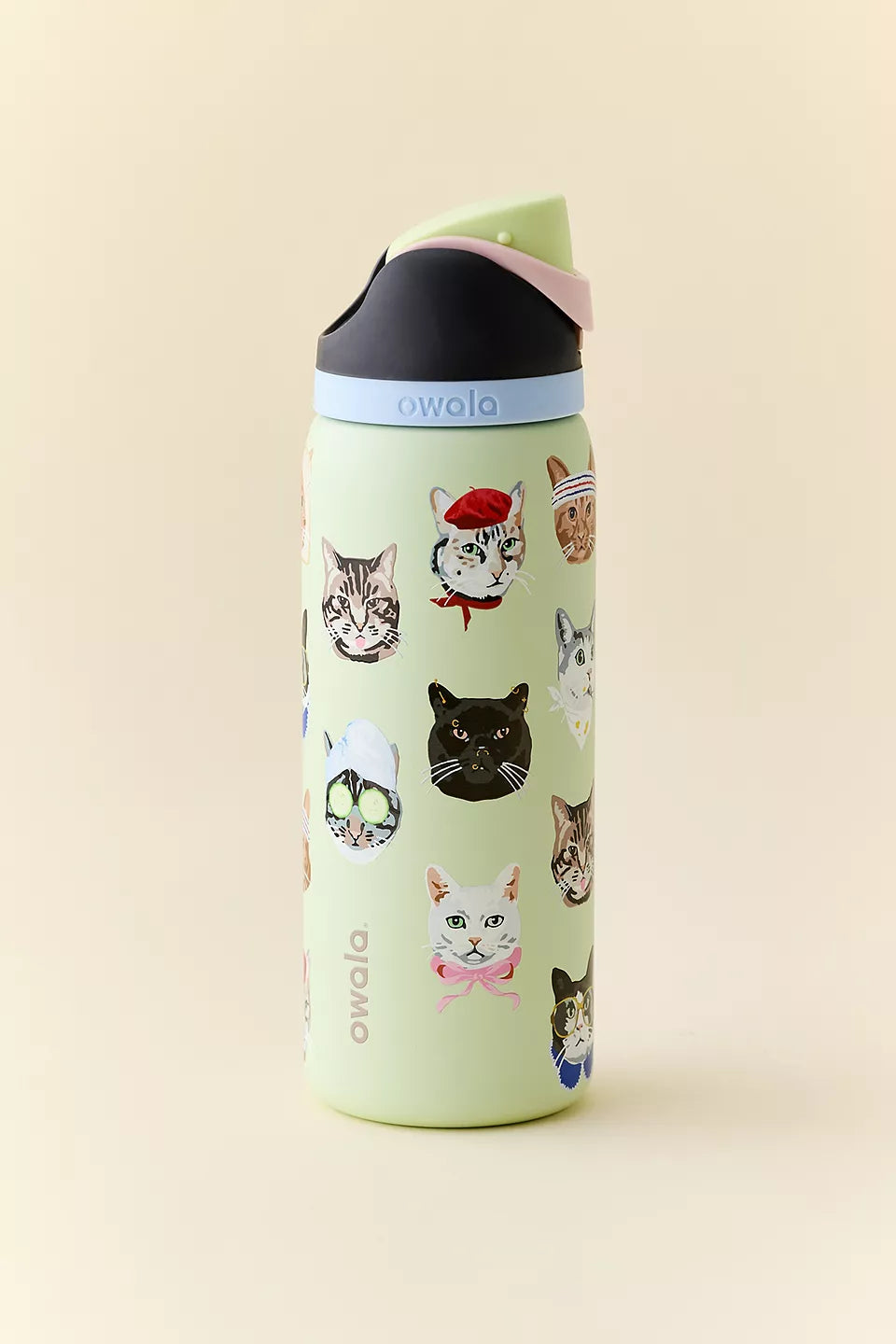 Cat Collage FreeSip 32oz Water Bottle