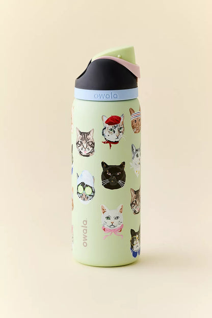 Cat Collage FreeSip 32oz Water Bottle