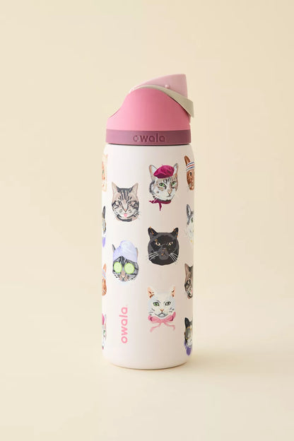 Cat Collage FreeSip 32oz Water Bottle