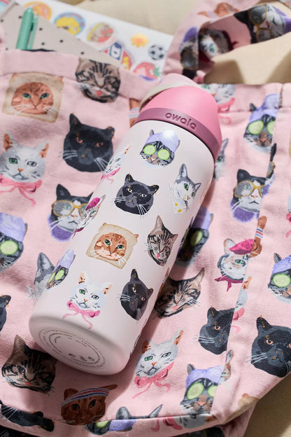 Cat Collage FreeSip 32oz Water Bottle