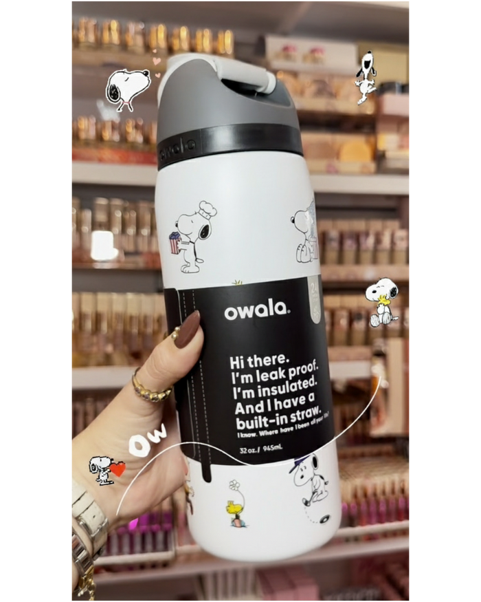 Snoopy 32oz FreeSip Water Bottle