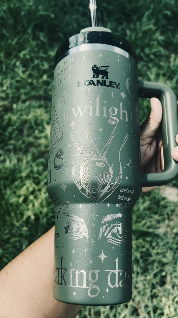Twilight theme Engraved  40oz Tumbler