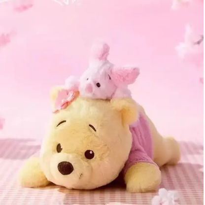 Sakura Series Sitting Plush Toy - Winnie the Pooh