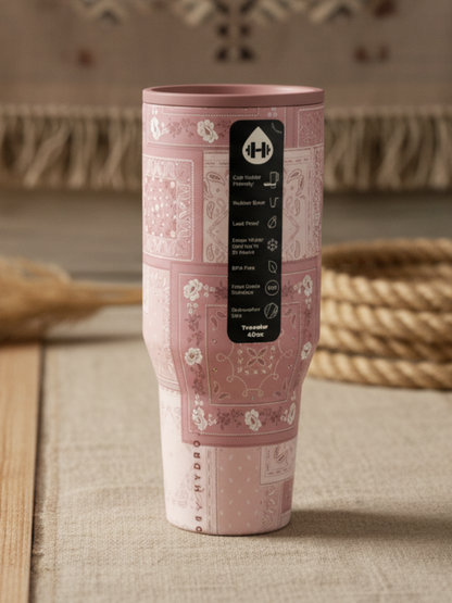 Bandana Hydrojug Traveler 40oz  Tumbler