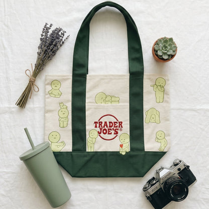 Smiski X Trader Joe's Tote Bags