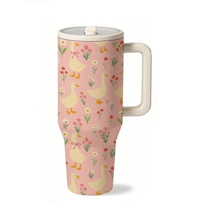 Exclusive Goose & Floral Print 40oz Tumbler