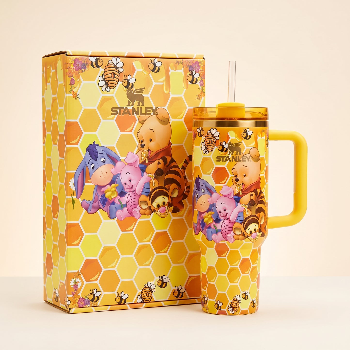 Honeycomb Pooh 40oz Tumbler