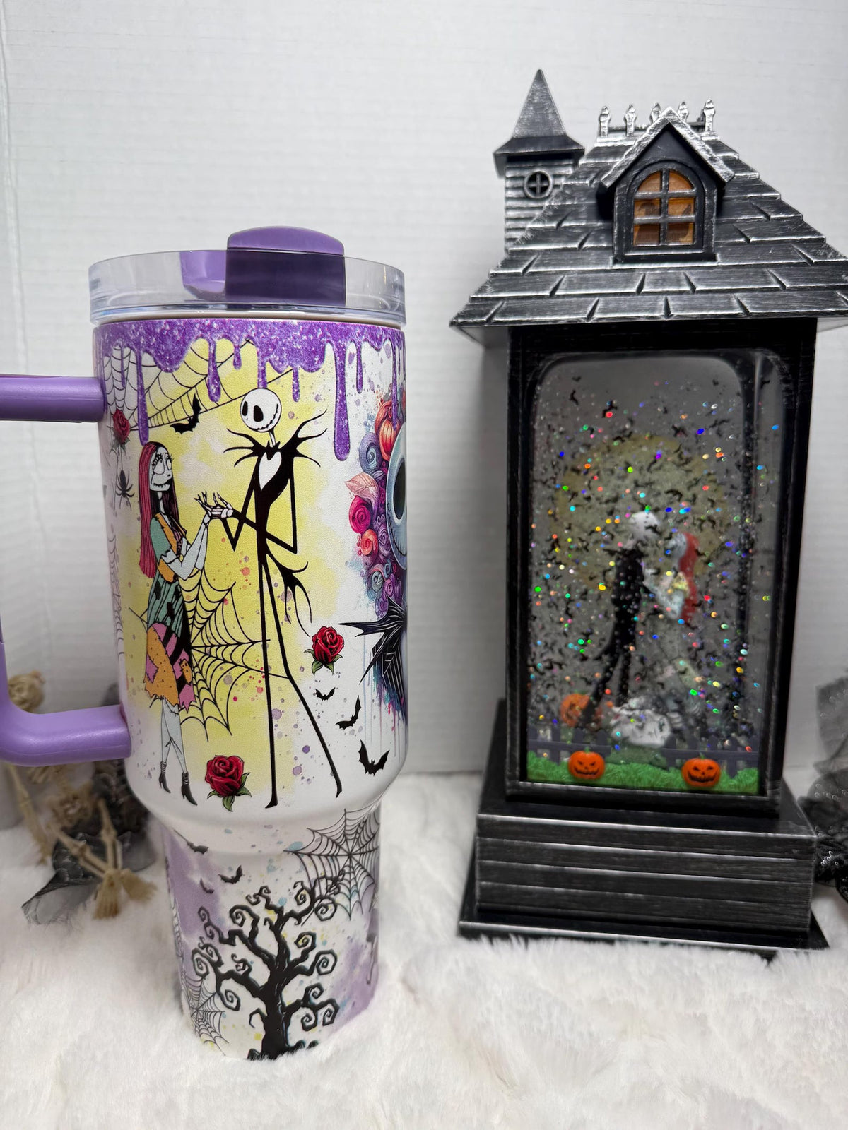 Sally x Jack Skellington 40 Oz Tumbler
