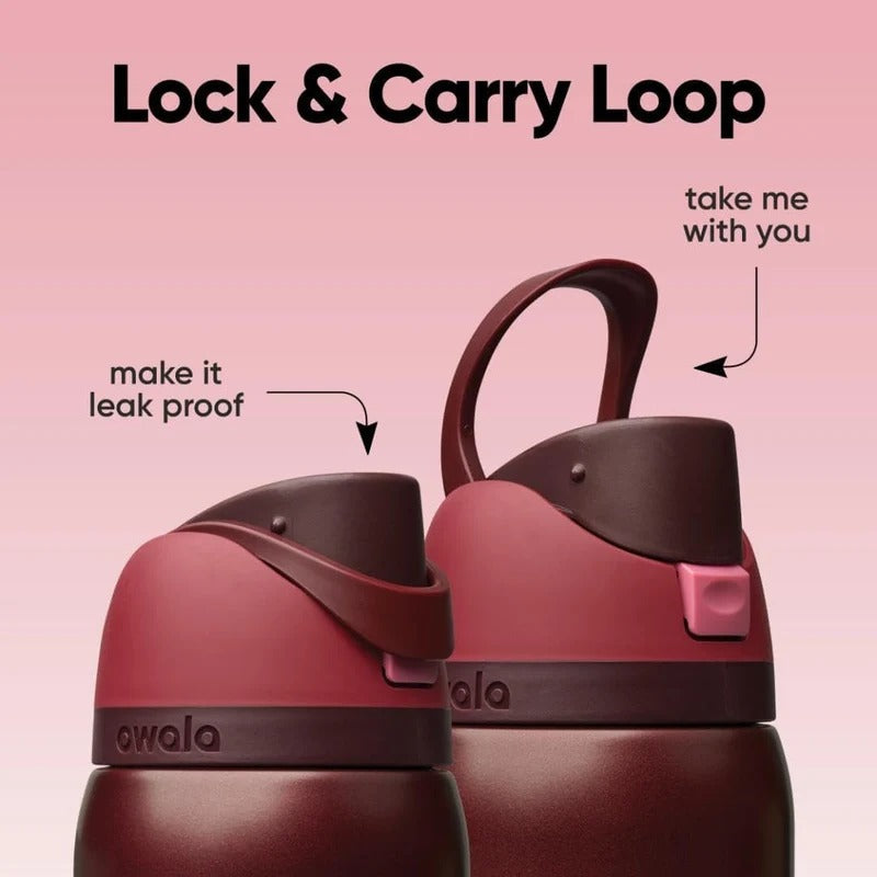 Black Cherry FreeSip 32oz Water Bottle