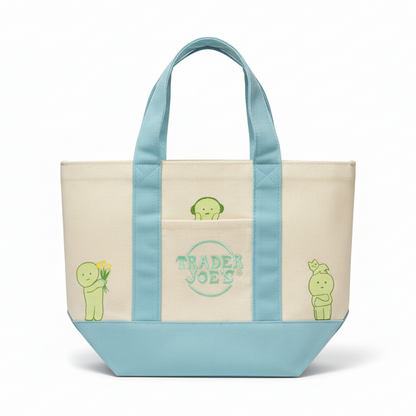 Smiski X Trader Joe's Tote Bags
