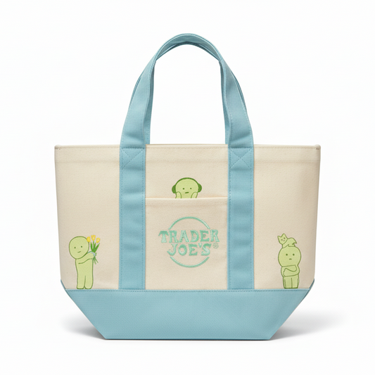 Smiski X Trader Joe's Tote Bags